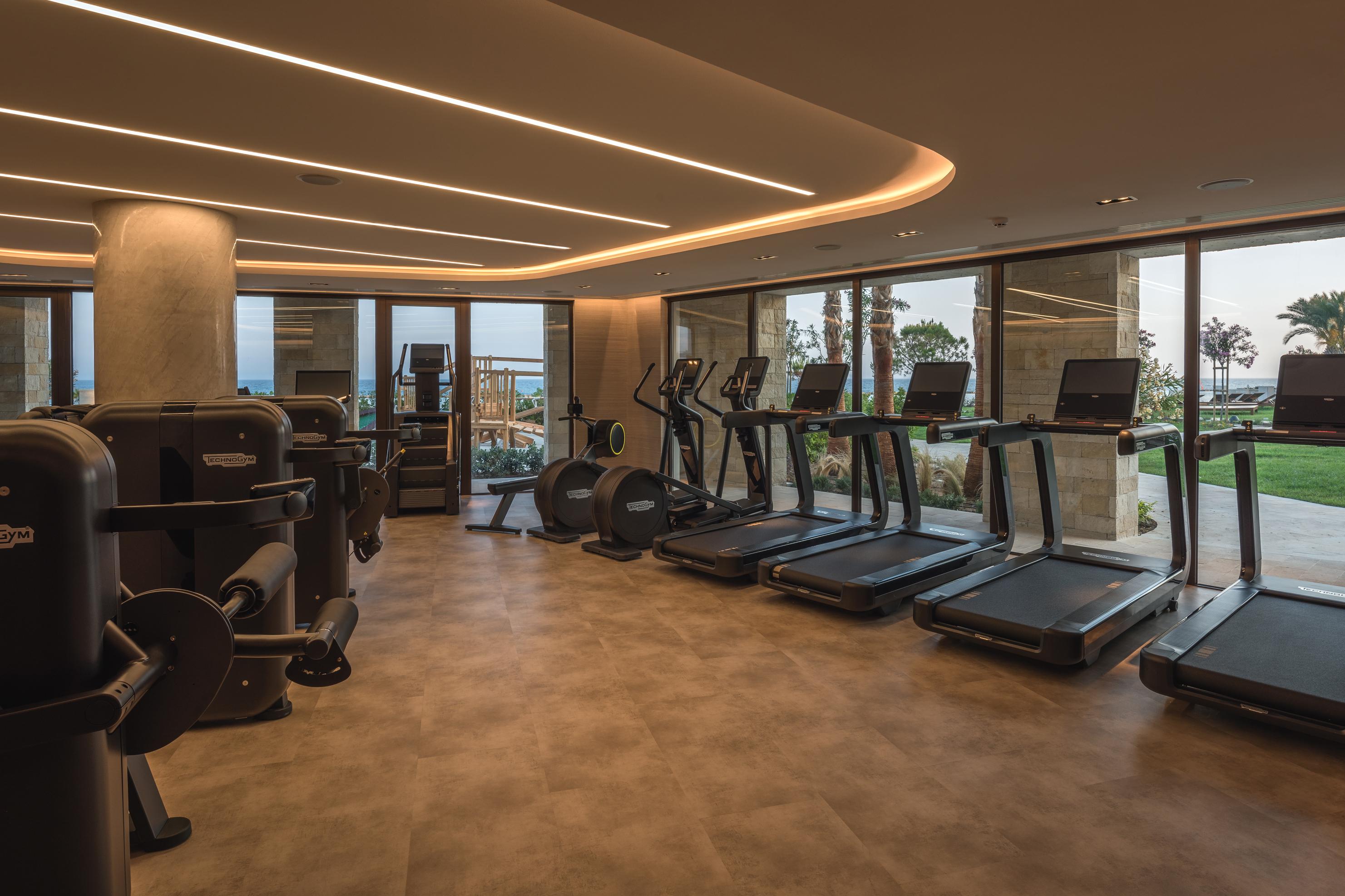 Amara - Sea Your Only View™ Lemesos Exteriér fotografie The gym at the hotel