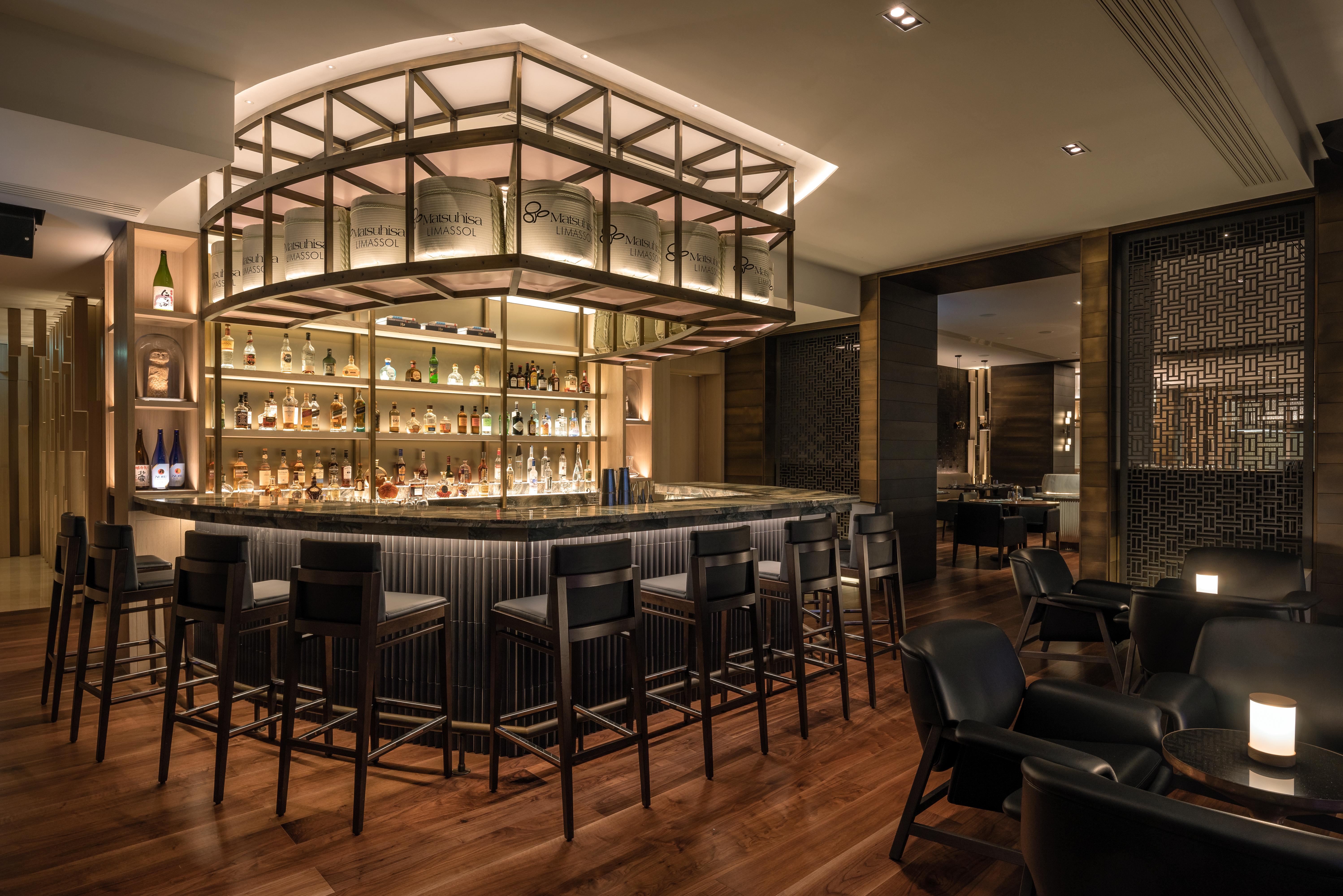 Amara - Sea Your Only View™ Lemesos Exteriér fotografie The bar at the Concourse
