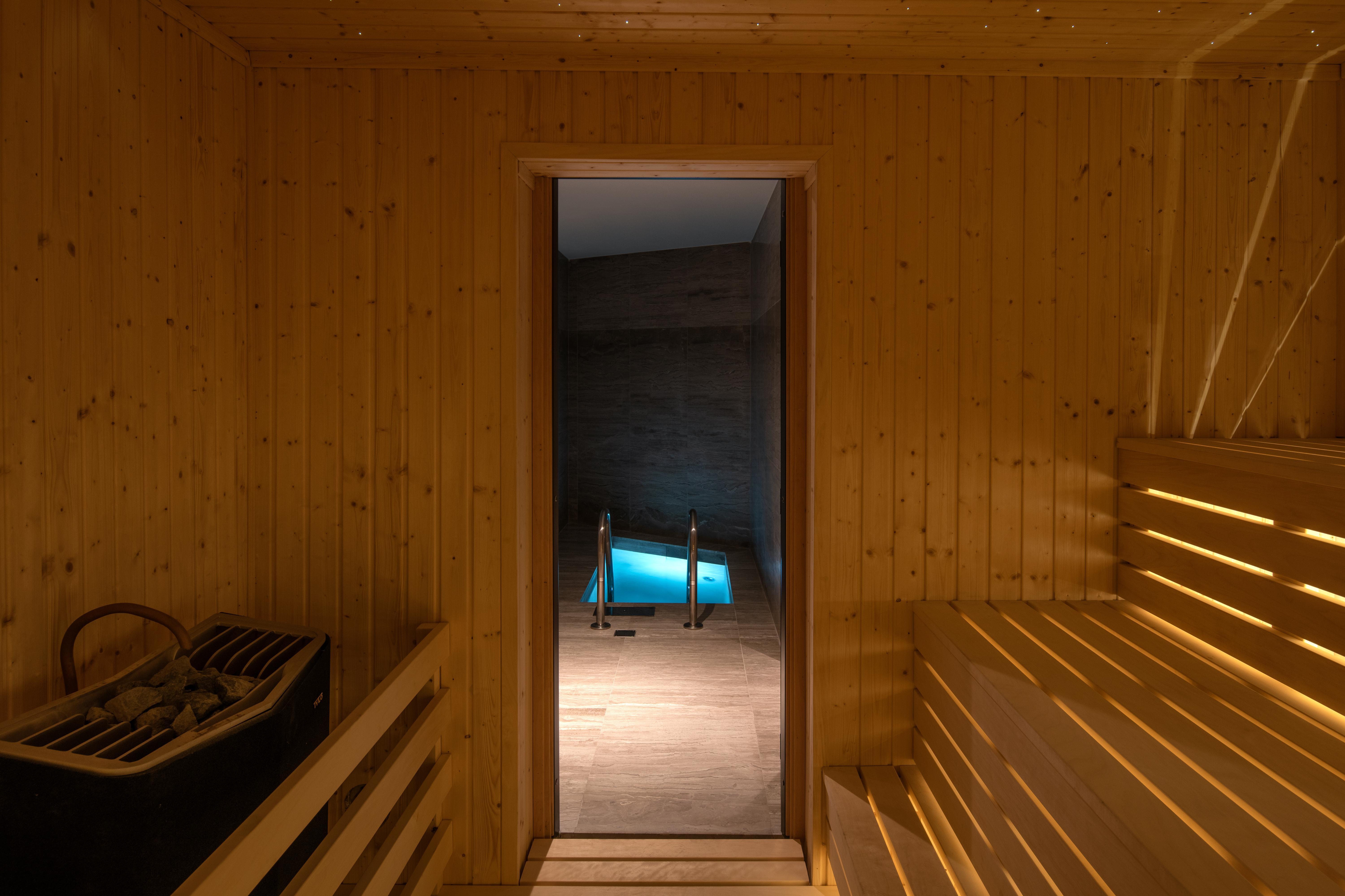 Amara - Sea Your Only View™ Lemesos Exteriér fotografie A modern Finnish sauna