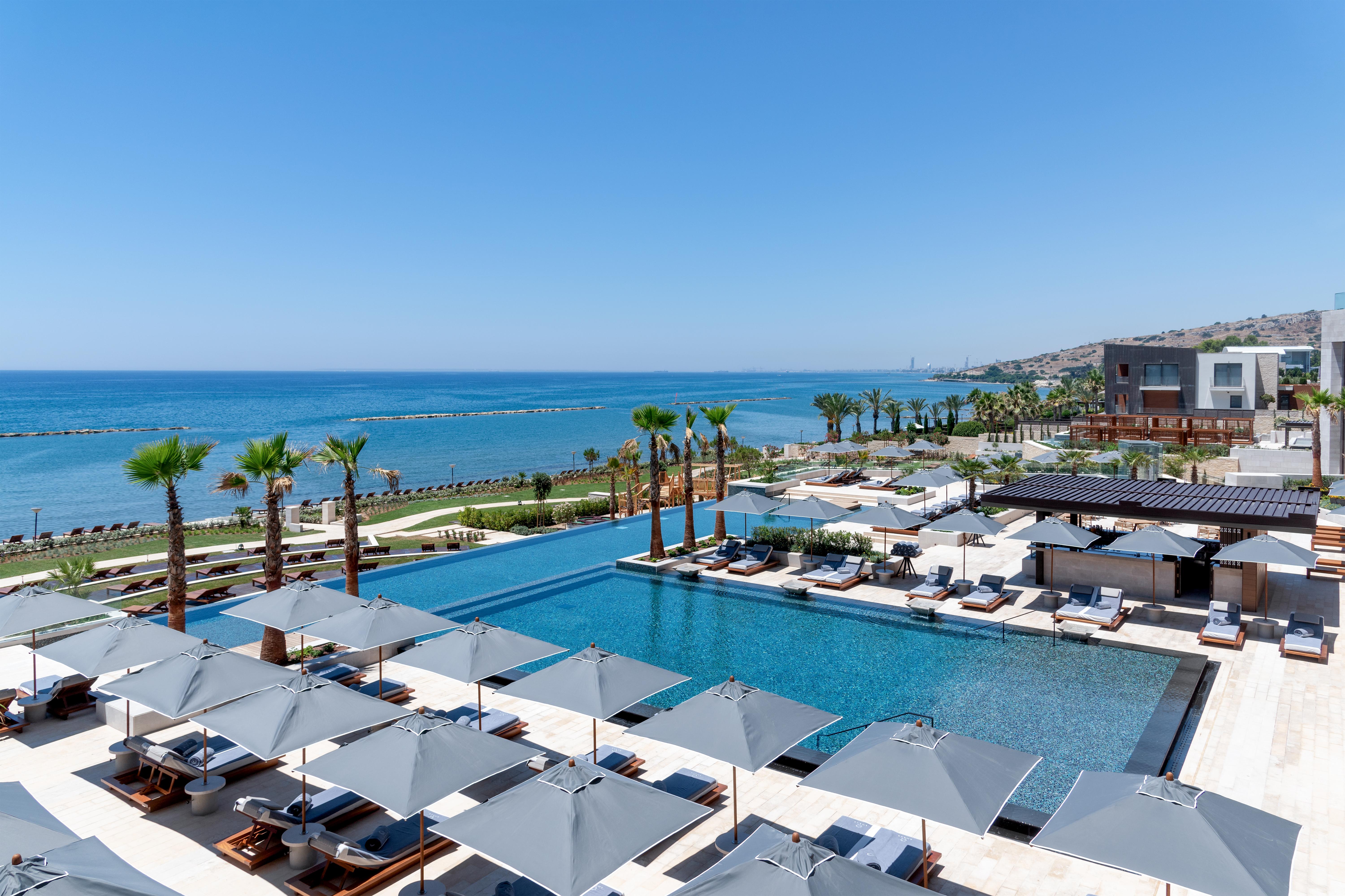 Amara - Sea Your Only View™ Lemesos Exteriér fotografie The resort's main pool