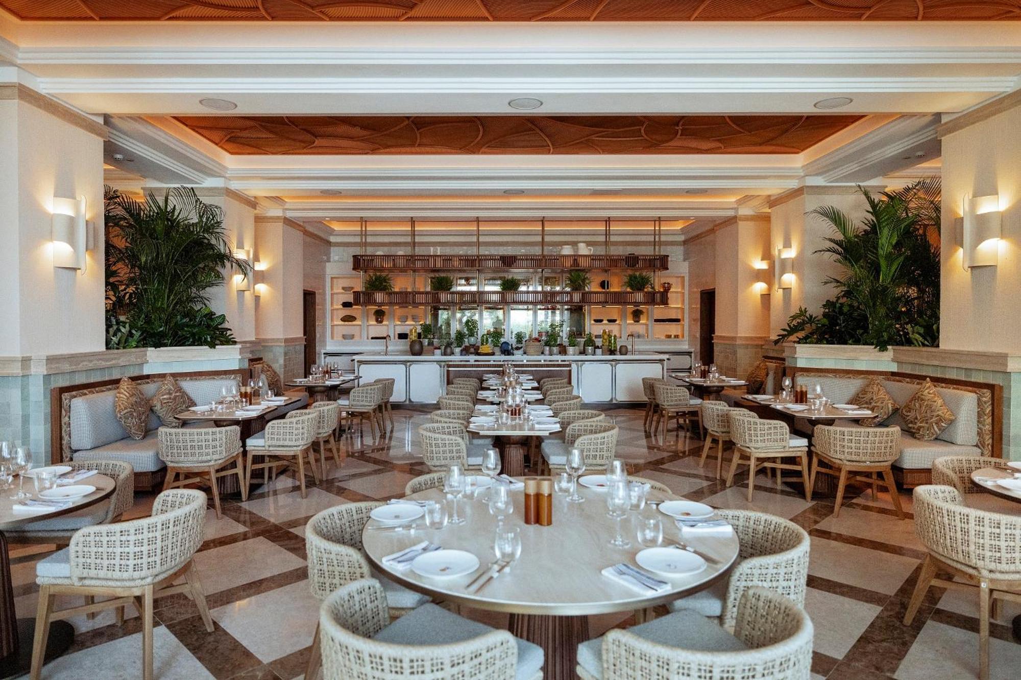 Amara - Sea Your Only View™ Lemesos Exteriér fotografie The interior of the restaurant